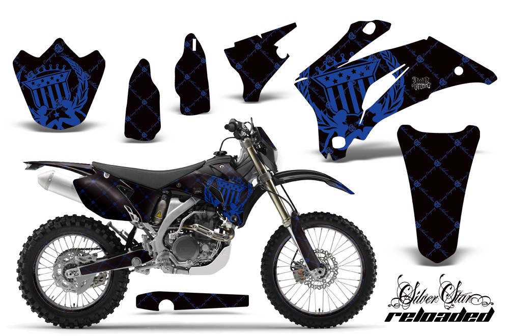 Yamaha WR250F WR450F 07-11 Graphics Kit SSR BLB NPs